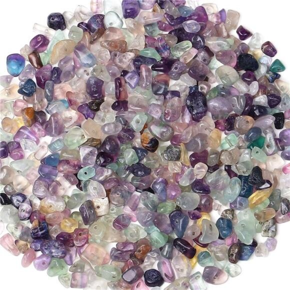 Fluorite Crystal Beads 400 Pcs Natural Chip Stone - Picture 2 of 8